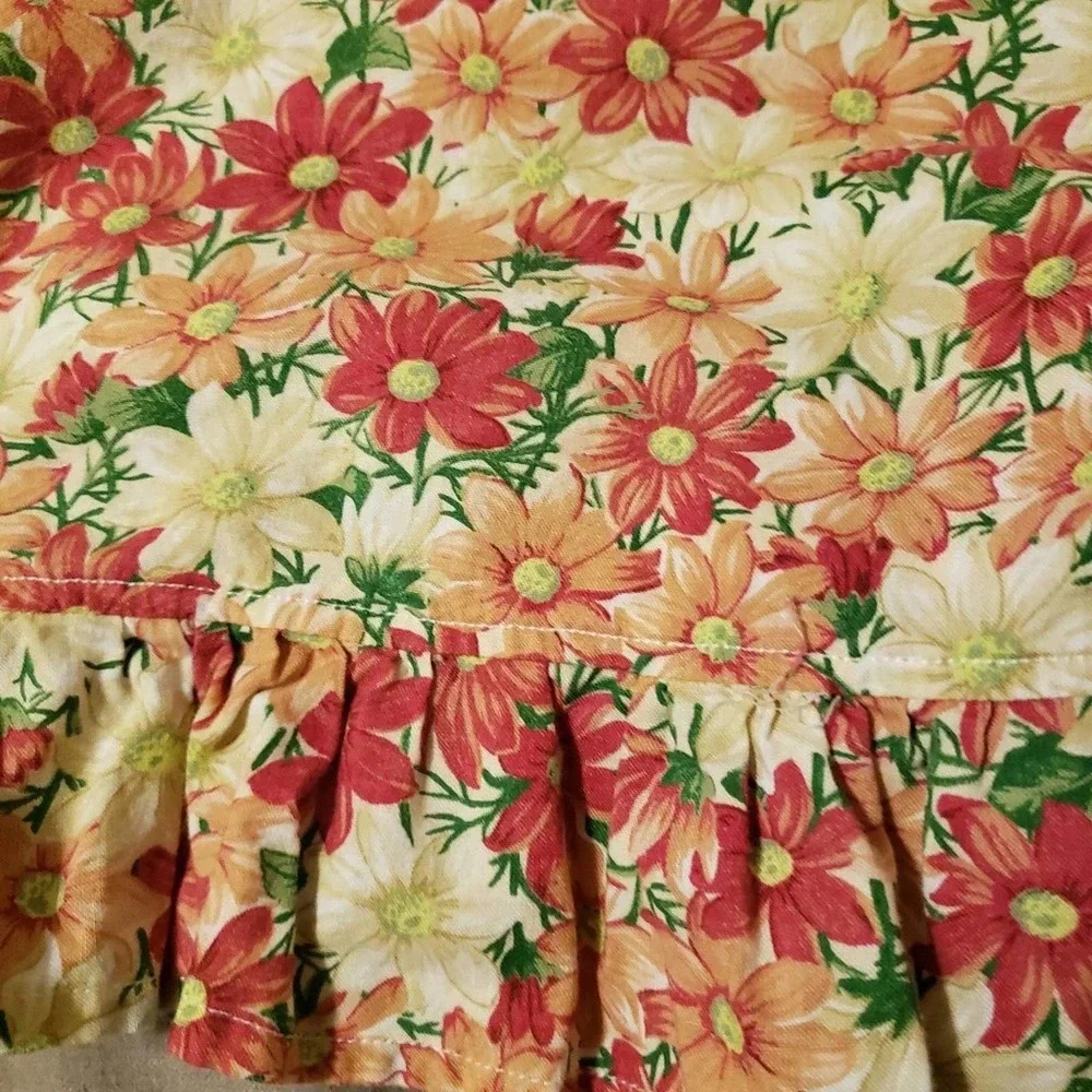 Christmas Floral Body Pillow Pillowcases | Vintage Holiday Fabric